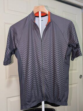 Craft ADV Endur Grey Chevron Cycling Jersey - Men's M